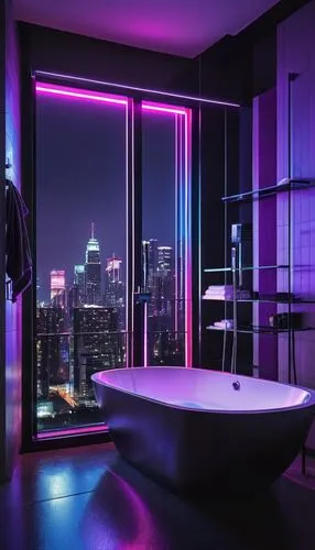 luxury bathroom,bathtub,luxe,bath room,cyberpunk,modern minimalist bathroom,Photography,General,Realistic