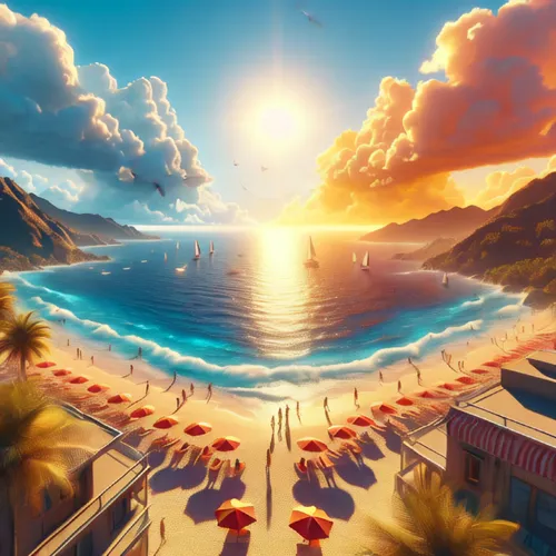 summer background,paradise beach,dream beach,cartoon video game background,seaside resort,beach landscape,sun and sea,world digital painting,umbrella beach,beach scenery,tahiti,landscape background,sunburst background,mountain beach,background image,sunset beach,full hd wallpaper,sunrise beach,beautiful beach,background images