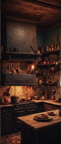 chefs kitchen,the kitchen,knife kitchen,kitchen,butcher shop,big kitchen,vintage kitchen,cookery,kitchen interior,cookware and bakeware,kitchen fire,tile kitchen,dwarf cookin,kitchen shop,victorian kitchen,bakery,kitchen work,pizza oven,food and cooking,copper cookware,Conceptual Art,Fantasy,Fantasy 31