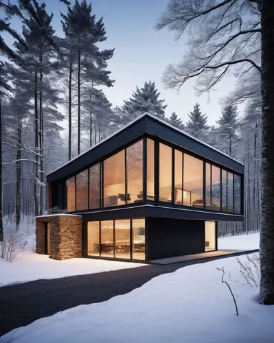 winter house,snow house,forest house,cubic house,timber house,house in the forest,modern house,inverted cottage,snow roof,snohetta,scandinavian style,frame house,snow shelter,arkitekter,snowhotel,modern architecture,danish house,huset,cube house,prefabricated,Art,Artistic Painting,Artistic Painting 51