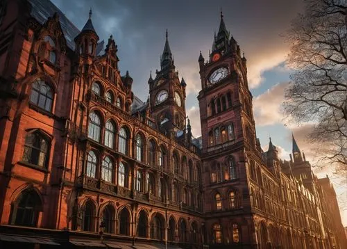 pancras,hamburg,chrobry,neogothic,mancunian,westminster palace,uob,brownstones,bremen,kelvingrove,gdansk,manchester,rathaus,beautiful buildings,holborn,victoriana,elblag,marischal,umist,uom,Art,Artistic Painting,Artistic Painting 35