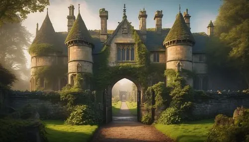 fairy tale castle,fairytale castle,brympton,gold castle,harlaxton,castledawson,knight's castle,batsford,nargothrond,castlelike,castle of the corvin,castletroy,bewcastle,bonnycastle,fairy tale,sudeley,ghost castle,waddesdon,a fairy tale,castleguard,Conceptual Art,Fantasy,Fantasy 18