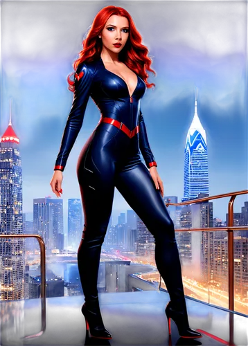 madelyne,derivable,black widow,superhero background,superheroine,catsuit,super heroine,starfire,red super hero,elastigirl,brigette,batwoman,mystique,romanoff,supergirl,scarlet witch,firestar,amora,superhot,femforce,Illustration,Realistic Fantasy,Realistic Fantasy 01