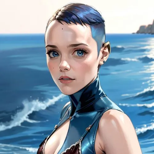 short hair rachel mcadams, bikini,a picture of a beautiful, very nice looking lady,liara,kitana,azzurra,ocean,valerian,oceana,Anime,Anime,General