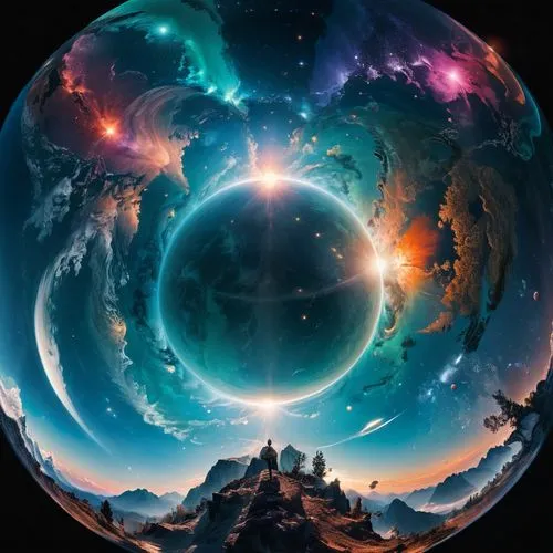 planets,universe,colors,harmony,stars,a space po with an odd look to the earth,little planet,perisphere,photosphere,planet eart,cosmosphere,exosphere,macrocosm,crystalball,stereographic,chromosphere,g