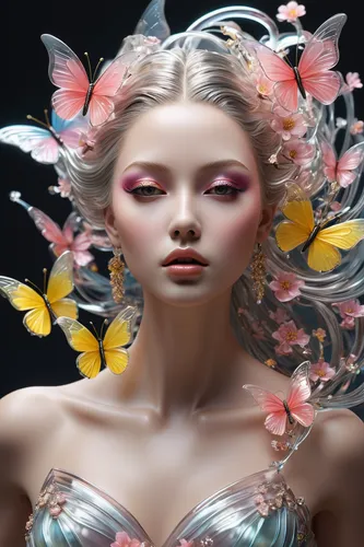 faery,flower fairy,faerie,fairy queen,3d fantasy,fantasy art,fantasy portrait,fairy,fantasy woman,world digital painting,fashion illustration,little girl fairy,rosa ' the fairy,rosa 'the fairy,elven flower,femininity,image manipulation,women's cosmetics,girl in flowers,body painting,Photography,Artistic Photography,Artistic Photography 11