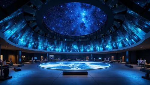 planetarium,planetariums,atlantis,sky space concept,spaceship interior,futuristic art museum,ozeaneum,ufo interior,universum,blue room,sybaris,stargates,oceanarium,starscape,lotusphere,hemicycle,cosmosphere,aquariums,starbase,aquarium