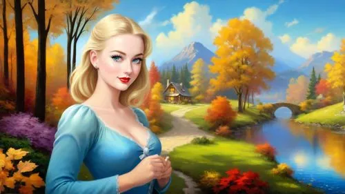 autumn background,landscape background,cartoon video game background,nature background,forest background,fantasy picture,the blonde in the river,background view nature,children's background,fairy tale character,golf course background,art painting,autumn landscape,autumn icon,eilonwy,khokhloma painting,fantasy art,world digital painting,elsa,celtic woman