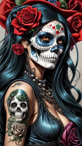 la calavera catrina,la catrina,catrina calavera,calaverita sugar,calavera,sugar skull,viveros,dia de los muertos,chicana,floral skull,day of the dead,chicanas,calaveras,boho skull,day of the dead skel