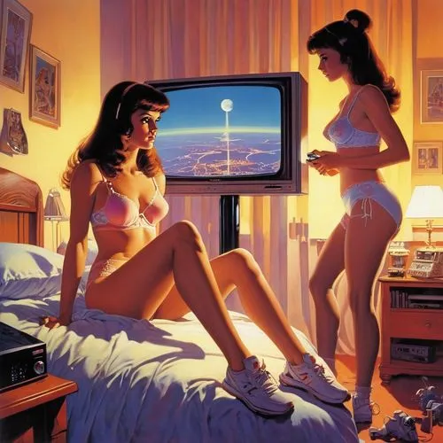 retro women,pin-up girls,vettriano,retro pin up girls,girl at the computer,television,radebaugh,videophone,telescreen,hipgnosis,retro woman,computadoras,tv,retro girl,flatscreen,scummvm,internet addiction,maidens,pin up girls,retro television,Conceptual Art,Sci-Fi,Sci-Fi 19