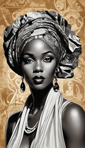 african woman,african art,nigeria woman,african culture,african american woman,cameroon,african,world digital painting,benin,beautiful african american women,black woman,headscarf,digital painting,oil painting on canvas,afar tribe,beautiful bonnet,afro american,adornments,moorish,afro-american,Illustration,Realistic Fantasy,Realistic Fantasy 21