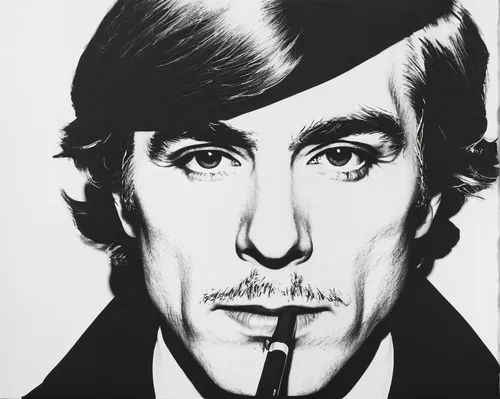 smoking man,andy warhol,warhol,cool pop art,lurch,sherlock holmes,pop art style,smoke art,modern pop art,pipe smoking,pop art people,effect pop art,pop art,smoking pipe,popart,chuck,holmes,mick,keith-albee theatre,marker pen,Art,Artistic Painting,Artistic Painting 22