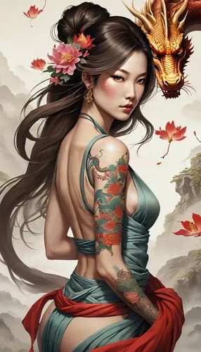 oriental princess,oriental girl,oriental painting,mulan,fantasy art,moondragon,Conceptual Art,Fantasy,Fantasy 29