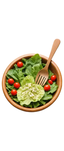 Fresh green lettuce, juicy cherry tomatoes, crispy croutons, creamy Caesar dressing, wooden salad bowl, ornate metal fork, afternoon sunlight, warm color tone, shallow depth of field, 3/4 composition,