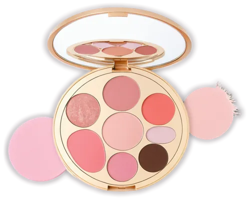 cream blush,eyeshadow,face powder,beauty product,springform pan,eye shadow,women's cosmetics,cosmetic products,clove pink,panning,makeup mirror,isolated product image,gold-pink earthy colors,watercolor women accessory,cosmetics,expocosmetics,blush,oil cosmetic,stylized macaron,women's cream,Illustration,Realistic Fantasy,Realistic Fantasy 02