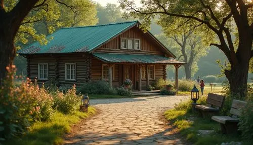 summer cottage,country cottage,country house,cottage,wooden house,house in the forest,dacha,beautiful home,small cabin,little house,the cabin in the mountains,home landscape,log cabin,ukraine,small house,forest house,traditional house,old home,farm house,old house,Photography,General,Realistic