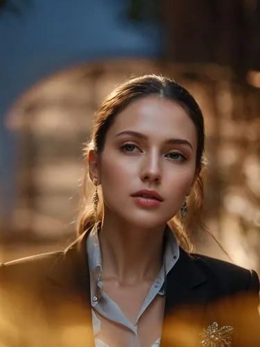 A perfect woman.,young beautiful woman with elegant earrings outdoors on the street,sarikaya,alia,sevda,tamasha,derya,burcu,Photography,General,Natural