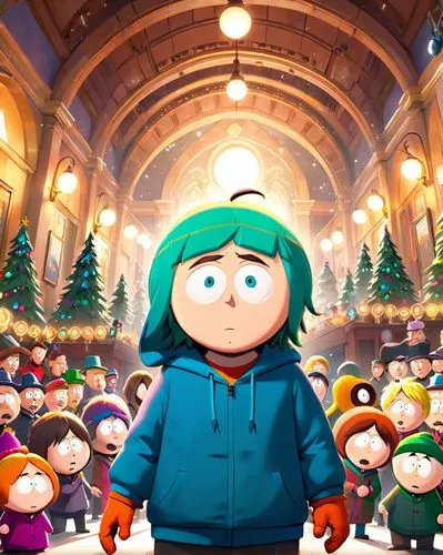 south park cartoon, random episode poster,southpark,cartman,broflovski,advent market,neenan,minifigures,soffiantini,carol singers,snowville,butters,minifigure,oxenhorn,elf,christmas trailer,christmas 