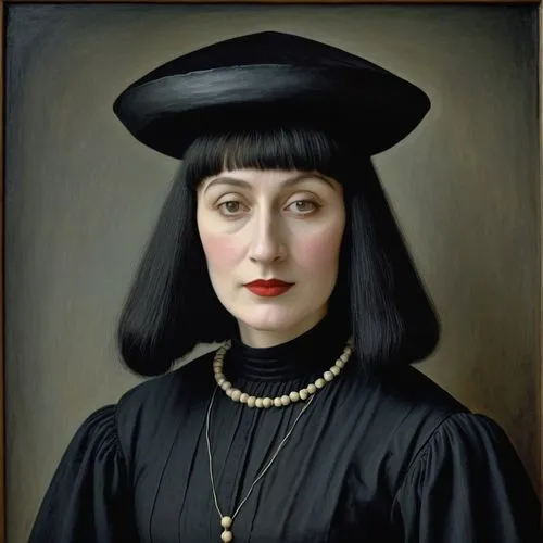 portrait of christi,gothic portrait,portrait of a woman,portrait of a girl,official portrait,academic dress,woman portrait,vintage female portrait,artist portrait,portrait,pferdeportrait,female portrait,woman's hat,beret,self-portrait,bouguereau,child portrait,the hat of the woman,bloned portrait,girl portrait,Art,Artistic Painting,Artistic Painting 02