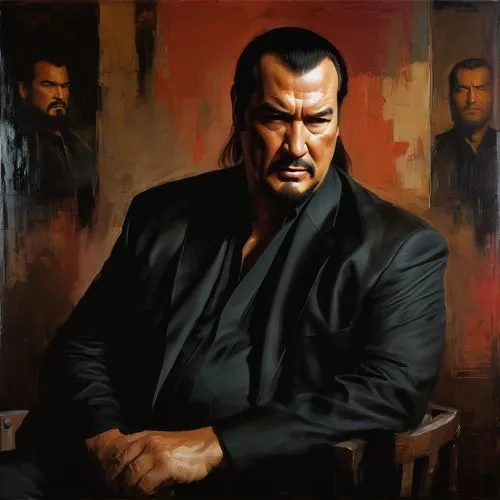 cholado,italian painter,mafia,artist portrait,man portraits,deadwood,lando,godfather,smoking man,caracalla,holmes,greek,portrait background,art painting,oil painting on canvas,undertaker,george,arriero,machete,painting technique,Conceptual Art,Oil color,Oil Color 11