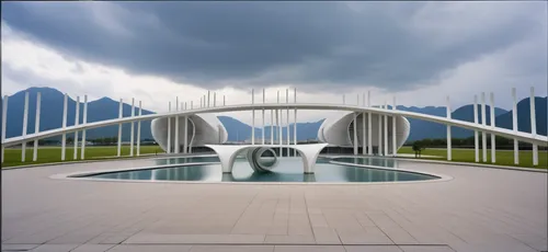 futuristic architecture,calatrava,futuristic art museum,santiago calatrava,three centered arch,fountain of friendship of peoples,amphitheater,tempodrom,reflecting pool,chancellery,bundestag,k13 submar