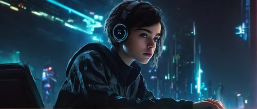 girl at the computer,cyberpunk,girl studying,cyber,eleven,digital compositing,world digital painting,computer,echo,coder,cinema 4d,computer art,night administrator,blur office background,cyberspace,sci fiction illustration,music background,operator,edit icon,computer freak,Photography,Documentary Photography,Documentary Photography 23