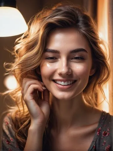 sonrisa,a girl's smile,laser teeth whitening,smiling,beautiful young woman,invisalign,Illustration,Realistic Fantasy,Realistic Fantasy 25