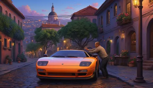 porsche,porsche cayman,ferrari america,lotus elise,disney baymax,porsche 718,porsche 928,bugatti,modena,bugatti veyron,testarossa,porsche targa,ferrari,ferarri,porsche 914,porsche boxster,porsche 968,porsche carrera gt,monte carlo,porsche 911,Illustration,Realistic Fantasy,Realistic Fantasy 27