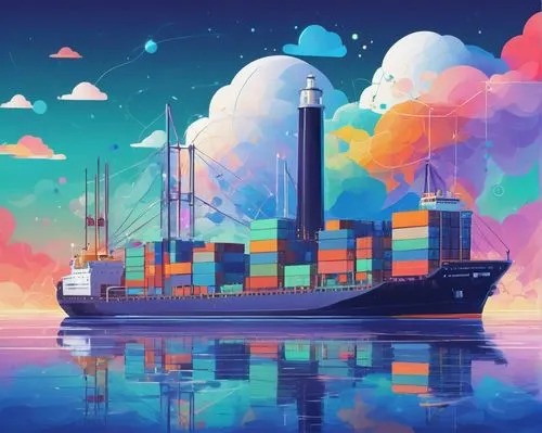 container ship,a container ship,container freighter,container,a cargo ship,containership,boat landscape,ocean background,maersk,cargo ship,blockship,sailing blue purple,shipbroker,container cranes,harbor,containers,container vessel,containerships,container freighters,harbor crane,Conceptual Art,Daily,Daily 31