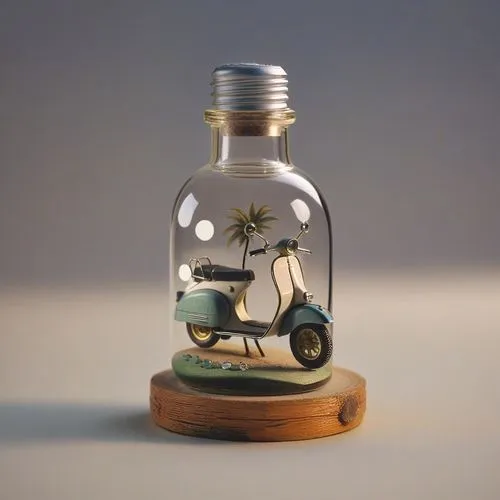 Miniature in a Bottle,message in a bottle,perfume bottle,perfume bottles,poison bottle,coconut perfume,drift bottle