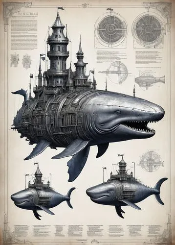 airships,airship,pre-dreadnought battleship,battlecruiser,deep sea nautilus,grey whale,ironclad warship,carrack,steam frigate,marine reptile,supercarrier,hellenistic-era warships,constellation swordfish,tank ship,battleship,stealth ship,naval architecture,coelacanth,nautilus,submersible,Conceptual Art,Daily,Daily 01