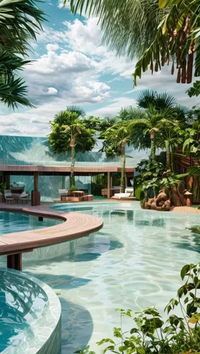 tropical house,tropical island,resort,landscape designers sydney,holiday villa,jamaica,kohphangan,landscape design sydney,outdoor pool,cabana,florida home,tropics,idyllic,costa rica,tropical jungle,pool house,watercolor palm trees,fiji,swimming pool,royal palms