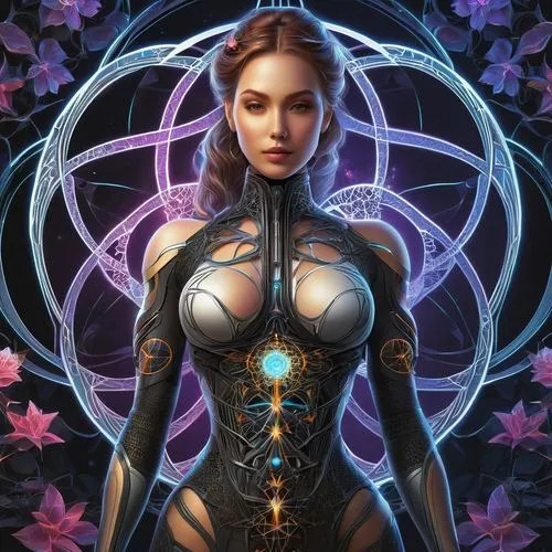 kerrii,kerrigan,cyberangels,andromeda,nebula guardian,akasha,liliana,biotic,solara,mediatrix,cyberia,zodiac sign libra,cyberstar,dakini,aura,zodiac sign gemini,fantasy portrait,cortana,sci fiction illustration,cybernetic,Illustration,Realistic Fantasy,Realistic Fantasy 27