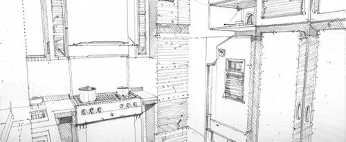 fire escape,hanging houses,house drawing,balconies,block balcony,frame drawing,an apartment,kirrarchitecture,multi-story structure,multi-storey,scaffolding,buildings,high-rise building,tenement,columns,scaffold,apartment block,architecture,high rise,sheet drawing