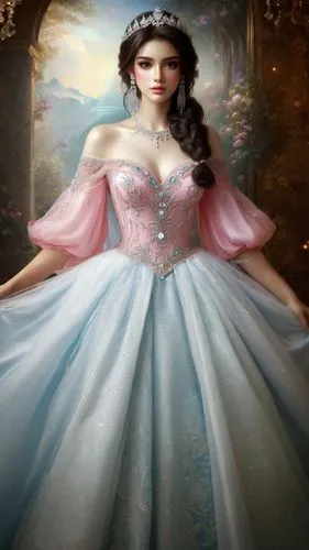 cinderella,rosa 'the fairy,fantasy portrait,fairy queen,fairy tale character,ball gown,principessa,fantasy picture,rosa ' the fairy,quinceanera,ballgown,quinceaneras,arwen,galadriel,margairaz,peignoir,girl in a long dress,persephone,belle,fantasy art