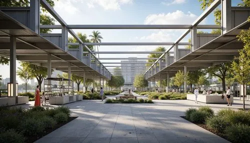 wintergarden,transbay,carports,citycenter,biopolis,renderings,urban park,3d rendering,skyways,botanical square frame,esplanades,eschborn,zorlu,difc,arborway,floridsdorf,masdar,damac,oakbrook,landscaped