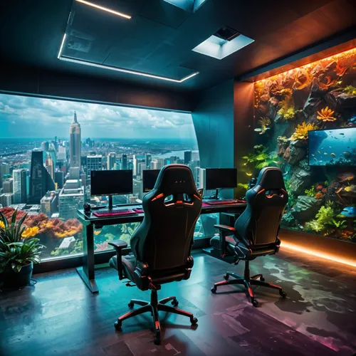 aquarium,fish tank,boardroom,creative office,aqua studio,modern office