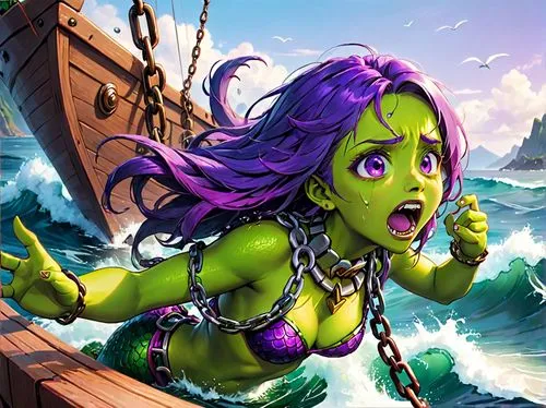 gamora,mermaid background,green mermaid scale,mermaid vectors,the sea maid,leela,Anime,Anime,General