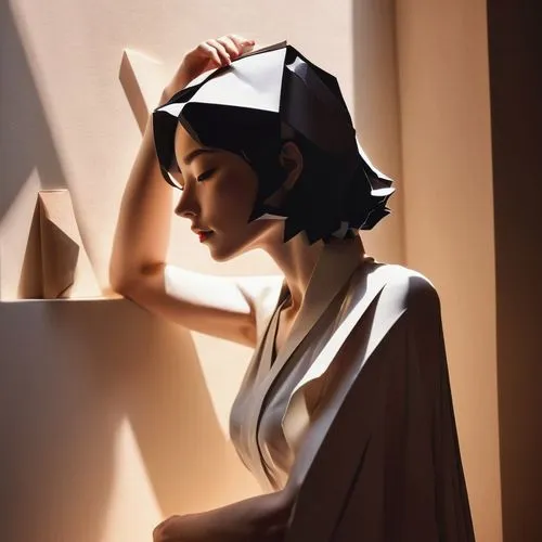 delvaux,vionnet,japanese woman,art deco woman,maxmara,kawakubo,Unique,Paper Cuts,Paper Cuts 02