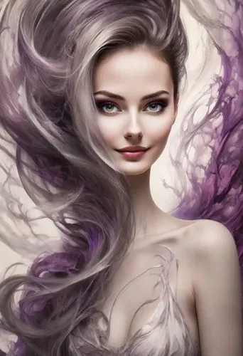 faery,faerie,pale purple,behenna,fantasy art,purple lilac,butterfly lilac,lilac blossom,fantasy portrait,la violetta,violetta,fairy queen,violaceous,seelie,liliana,peignoir,fae,light purple,violette,lilac,Photography,Realistic