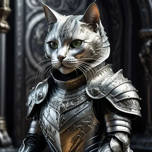 cat warrior,eqecat,armored animal,cathala,miqdad,warden,miqati,knight armor,silver tabby,cat european,lorian,hrothgar,korin,mmogs,cataphracts,katzen,armored,catsoulis,ornstein,inquisitor,Conceptual Art,Sci-Fi,Sci-Fi 02