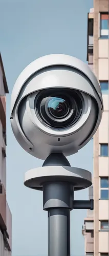 Imagine a futuristic dystopian world where chupacabras have overrun the cities, and write a thrilling description of a high-tech surveillance camera capturing an image of one.,surveillance camera,robo