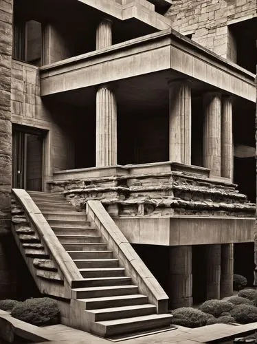 palace of knossos,habitat 67,knossos,brutalist,brutalism,fallingwater,lasdun,goetheanum,seidler,peristyle,stoa,arcosanti,ziggurats,corbu,corbusier,amanresorts,evagora,hashima,ziggurat,cantilevers,Illustration,Realistic Fantasy,Realistic Fantasy 04