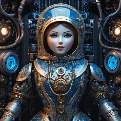 automaton,cortana,automatons,automatica,fembot,cyberangels,aquanaut,taikonaut,ultramarine,cosmonaut,automata,taikonauts,cyberia,humanoid,computer art,echo,robot in space,scifi,sci fiction illustration,metropolis,Conceptual Art,Fantasy,Fantasy 02