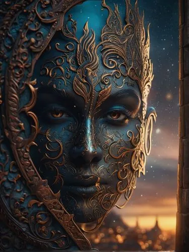 avatar,blue enchantress,jaya,garuda,fantasy portrait,portrait background,indigo,cg artwork,fantasia,full hd wallpaper,kadala,ayutthaya,samara,cirque du soleil,lokportrait,golden mask,the enchantress,artemisia,lakshmi,merida,Photography,General,Fantasy