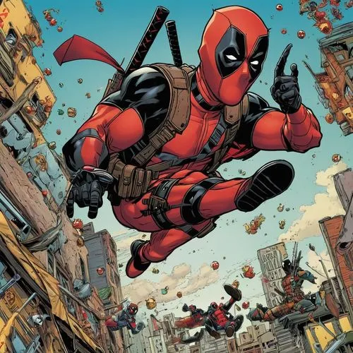 dead pool,deadpool,bachalo,vanterpool,stegman,mcniven,Illustration,American Style,American Style 08