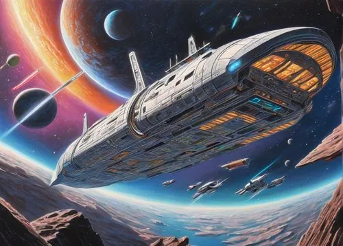 mcquarrie,star ship,enterprise,starship,starbase,cardassia,spelljammer,transwarp,battlestars,sulaco,space ships,battlestar,katarn,honorverse,homeworld,millenium falcon,fast space cruiser,galactica,space voyage,federation,Conceptual Art,Daily,Daily 17