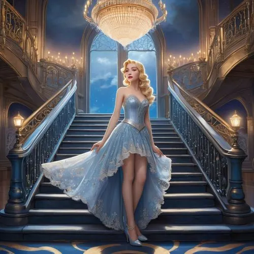 cinderella,cendrillon,rapunzel,elsa,girl on the stairs,belle,fantasia,principessa,fairy tale character,fantasy picture,galadriel,cinderella shoe,peignoir,galinda,margairaz,liesl,princess sofia,tiana,disneyfied,cinderellas,Illustration,Black and White,Black and White 22