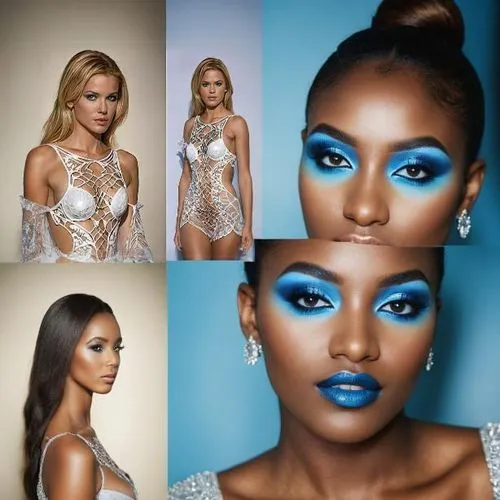 havana brown,airbrushed,black models,jasmine blue,shades of blue,beautiful african american women,blue hydrangea,beauty icons,blue mint,teal blue asia,bluish,color blue,waste of a photo shoot,retouching,baby blue,makeup artist,artificial hair integrations,bluesteel,glitter powder,mean bluish