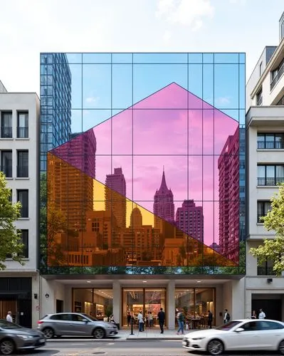 glass building,glass facades,glass facade,glass pyramid,javits,tishman,damrosch,kimmelman,renderings,metrotech,structural glass,peachtree,streeterville,pink squares,massart,bloomingdales,glass blocks,glass panes,framing square,safdie